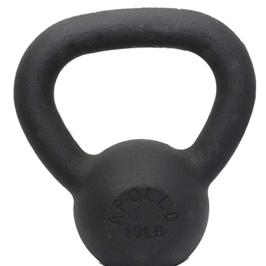 Solid Cast Kettle bells Ideal for Strength Training, Building Muscles, Great for swings, dead lifts squats, get-ups and more, black