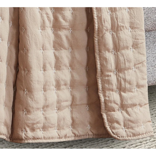 Polyester, Cross Stitch Throw Blanket- 50x60 Inches