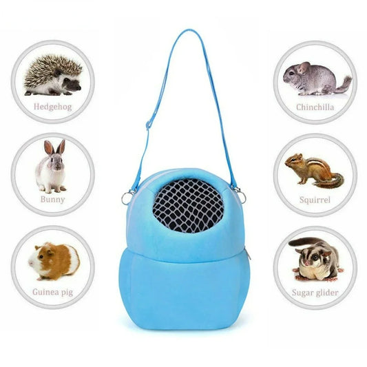 Breathable Hamster, Guinea Pig Travel Carrier, Other sizes for Small or Medium Pets - Rat, Hedgehog, Squirrel, Chinchilla, 3 Sizes, 3 Colors