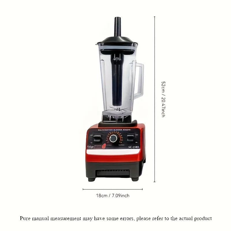 Compact, 110V-130V High-Speed RV Blender- Smoothie Maker, Ice Crusher, Grinder, Space-Saving Design for Small Kitchens & RVs,