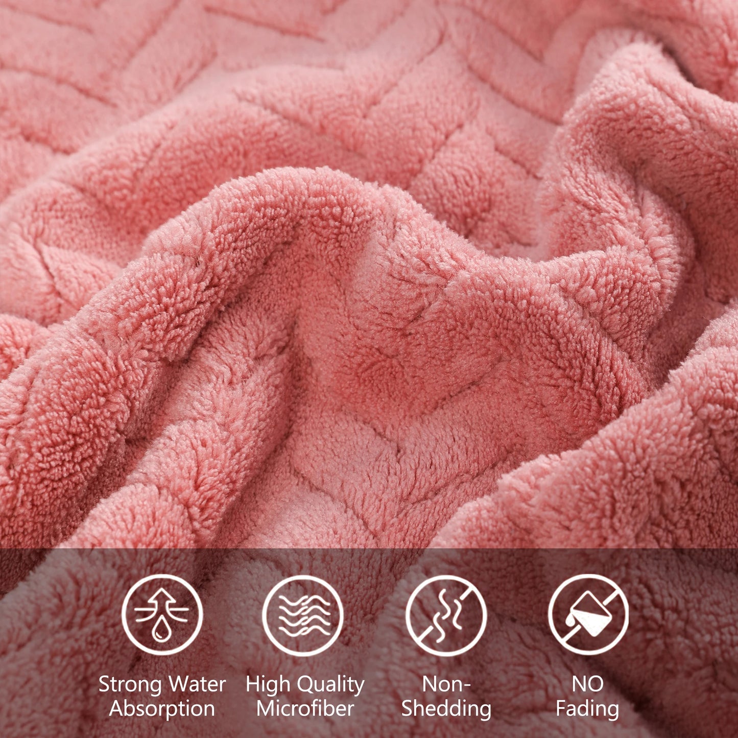 4 Piece set Towel Set with Hook, Ultra Soft, Highly Absorbent for Bathroom