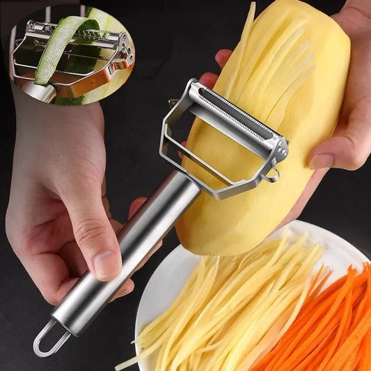 Stainless Steel Peeler- Fruit, Vegetable, Multifunction Grater, Slicer