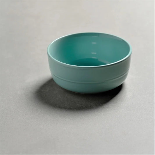 Set of 6 Seafoam,  Double Line, 6.25 Inch Bowls