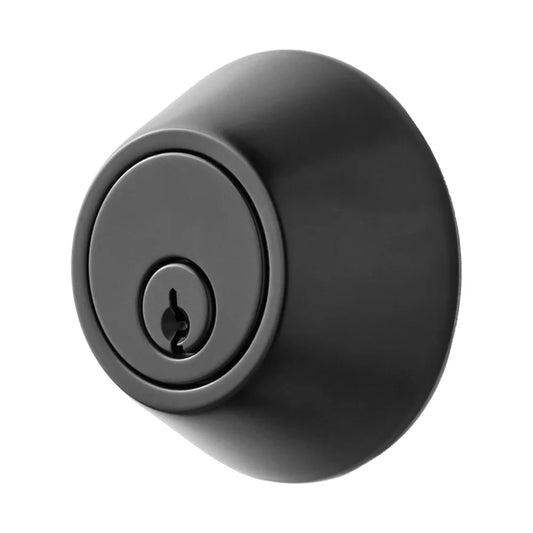 4 Pack Keyed Entry Deadbolt Lock Matte Black, Easy Installation, Reversible Design Security Front Back Garage Side Doors