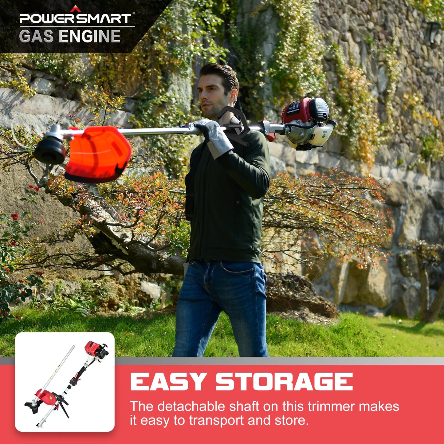 25.4cc 16" Gas, String Trimmer & Edger