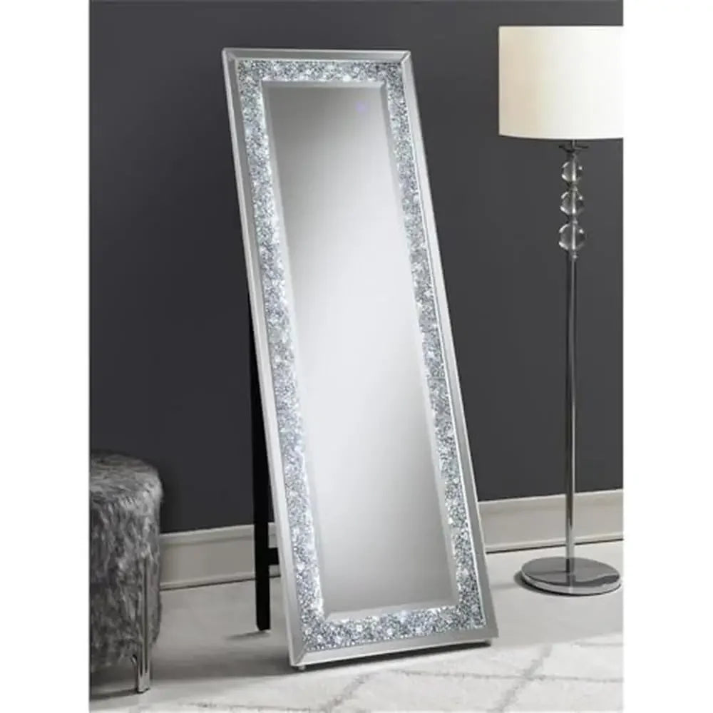 LED Backlit, Rectangular, Standing, Cheval Mirror - 63" Height x 21.75" Width
