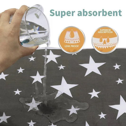 Washable Under pad for Pets, Reusable Pet Mat for Animals, Urine Absorbent, Waterproof Training Pad , 5 Colors, 3 Sizes