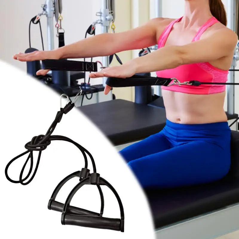 Resistance Bands For Stepper, Fitness Pull Ropes With Handles, Fitness