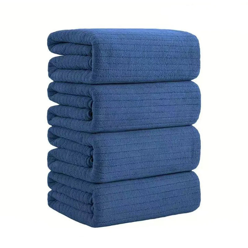 4 Oversized Bath Towels Set-35"x70", Extra Large Microfiber, Choice of 4 Colors
