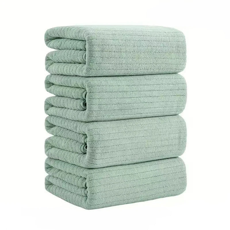 4 Oversized Bath Towels Set-35"x70", Extra Large Microfiber, Choice of 4 Colors