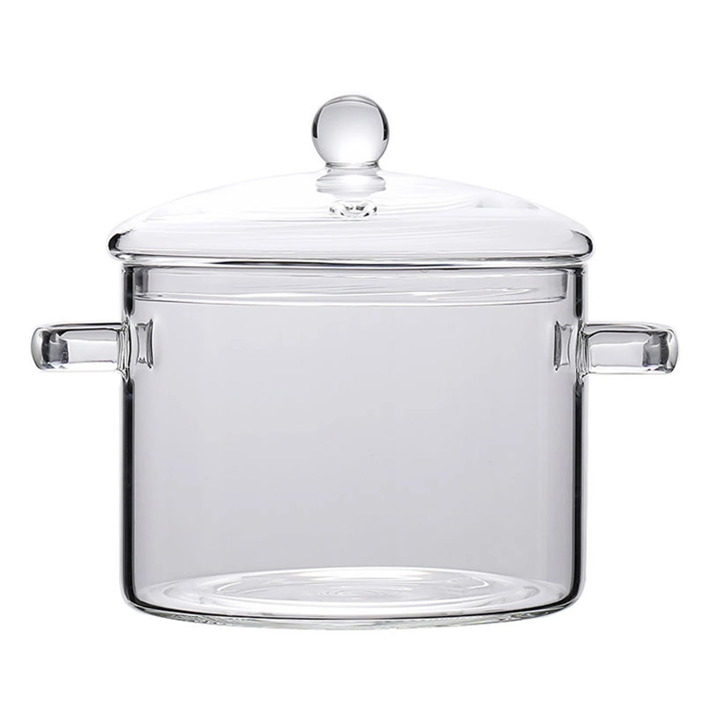 Glass Saucepan with Glass Cover,  2 Pc or 1 Pc Sets