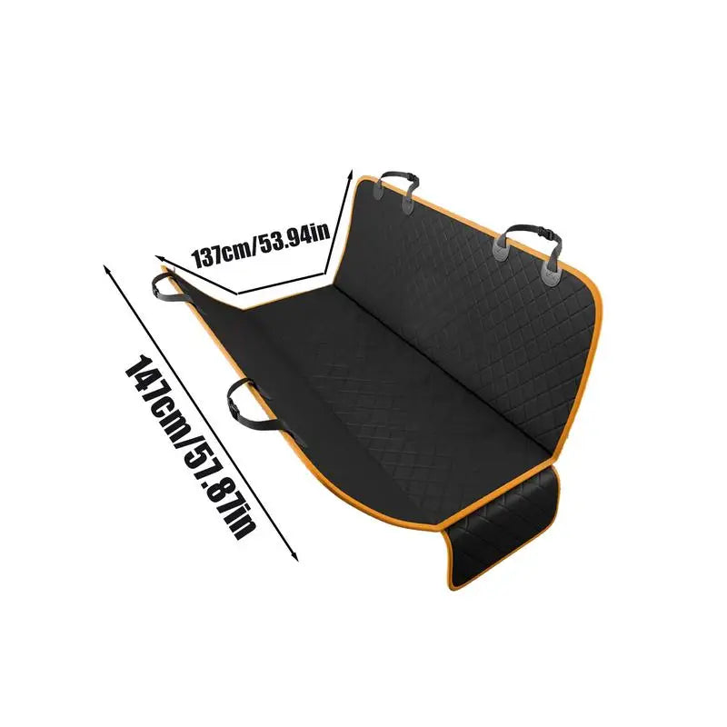 Comfortabler Dog Car Hammock, Seat Protector, Waterproof, Nonslip