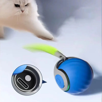 Automatic Moving Cat Ball, Smart, USB Rechargeable, Speedy, Interactive