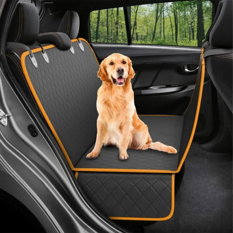 Comfortabler Dog Car Hammock, Seat Protector, Waterproof, Nonslip