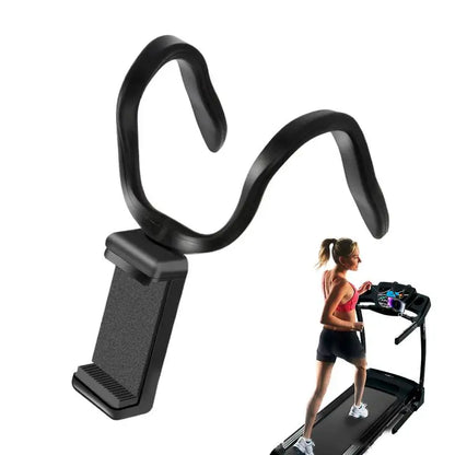 Treadmills Phone Holder, Folding Cellphone Bracket, Bendable Treadmill Phone Stand