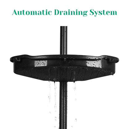 4-Layer Telescopic Corner Storage Rack Bathroom, Shampoo and Shower Gel Storage Rack, Shower Organizer