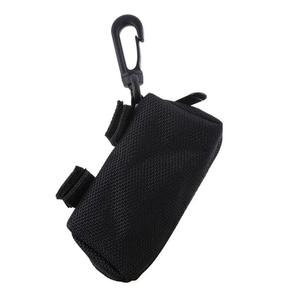 Dog Nylon Medium Storage Bag for Plastic bags with Clip, Attaches to Leash