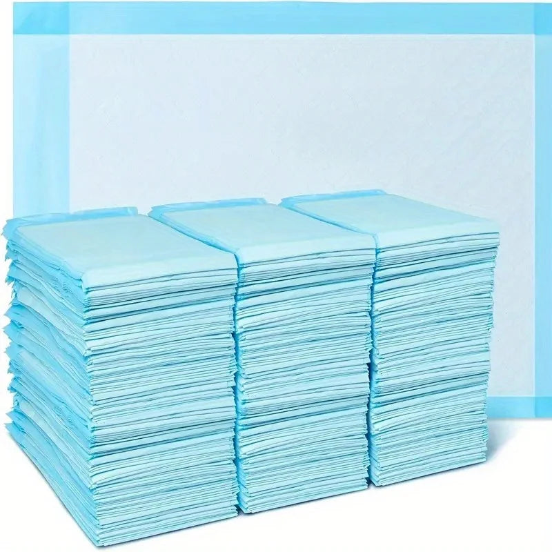 "Puppy Pee Pads 23.6"x23.6"-50/100/200/300/400PCS | Super Absorbent & Leak-Proof | Disposable Pet Training Pads | Dogs, 5 Package Sizes to 
Choose From