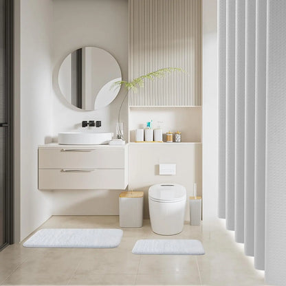 24PCS Bathroom Set, Stylish & Functional, White