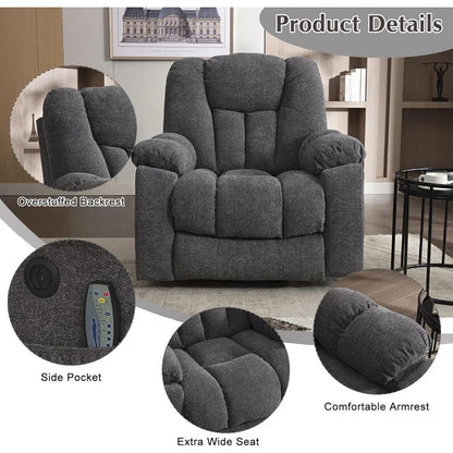 Power Lift Recliner Chair with Massage and Heat