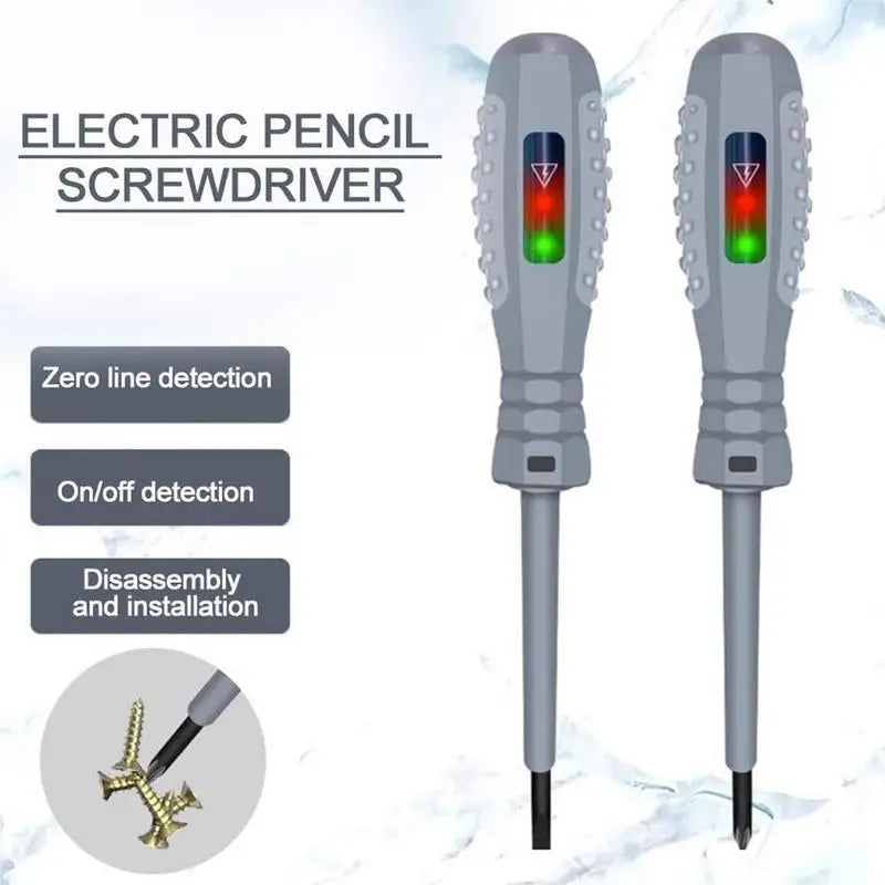 Electric Voltage Tester Pen, High Torque Electricity Tester with magnetic screwdriver