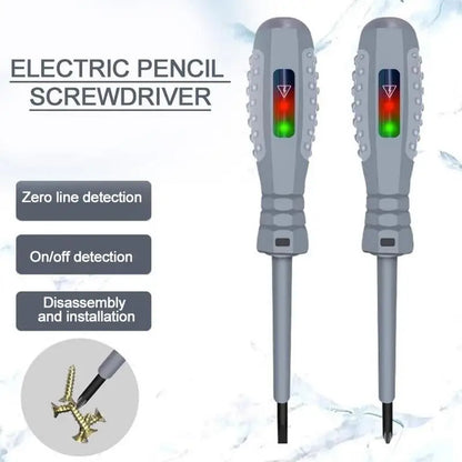 Electric Voltage Tester Pen, High Torque Electricity Tester with magnetic screwdriver