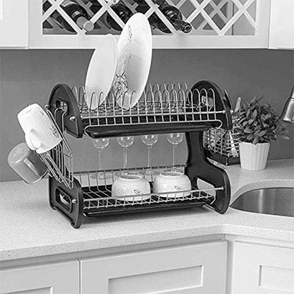 Double Layer Multifunctional Dish Rack