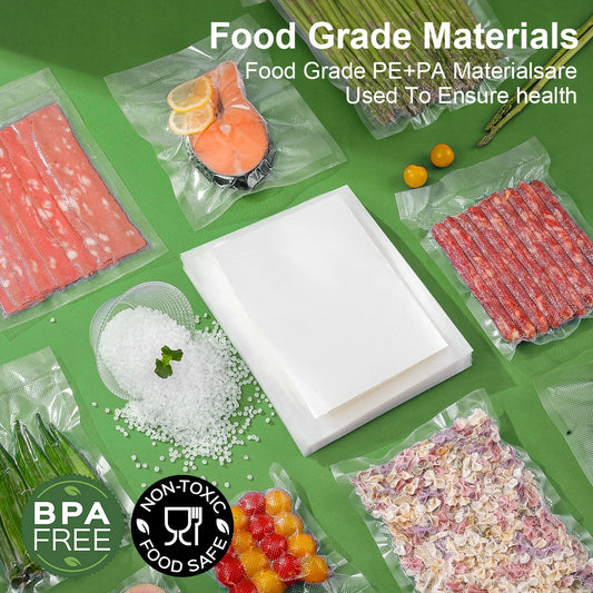 BPA-Free Vacuum Sealer Bags for Food Storage, 100pcs, Kitchen Accessories
