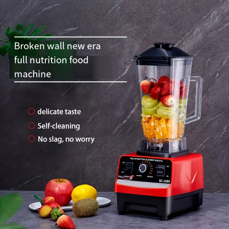 Compact, 110V-130V High-Speed RV Blender- Smoothie Maker, Ice Crusher, Grinder, Space-Saving  Design for Small Kitchens & RVs,