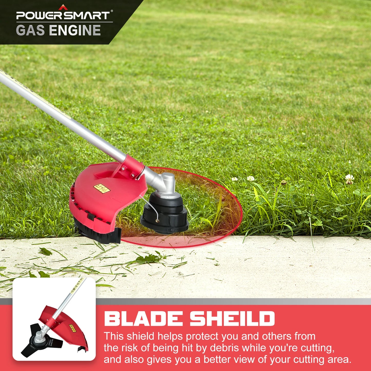 25.4cc 16" Gas, String Trimmer & Edger