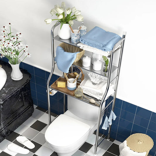 Over Toilet Storage Shelf, 2 or 3-Tier, Removable