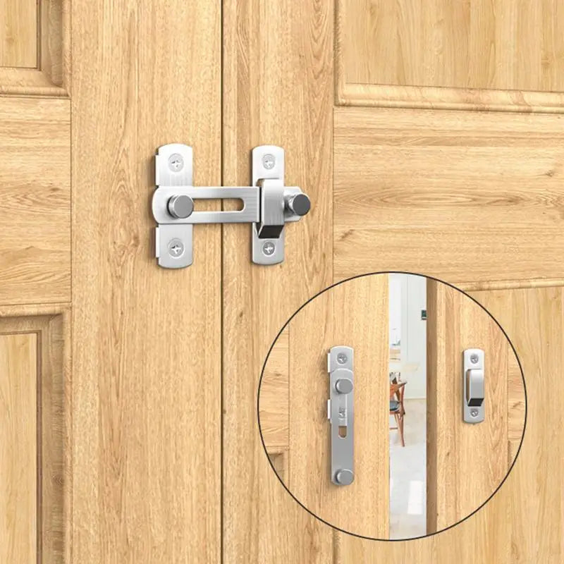 Barn Door Latch, Stainless Steel Latch For Barn, Gate , Heavy-Duty Sliding Door Latch