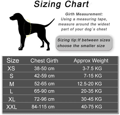 Dog Harness, Adjustable Dog Vest, Reflective, Breathable  for Small, Medium, Large, and XL Dogs
