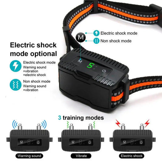 Electronic Dog Training Collar with Multiple Training Modes For All Breeds