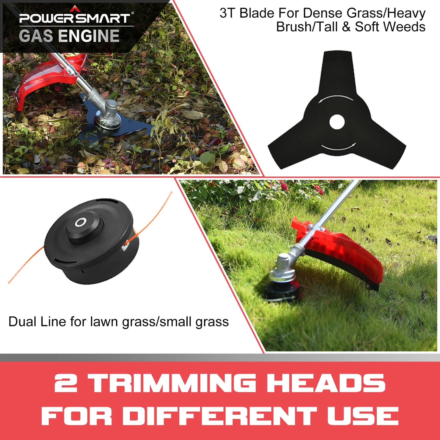 25.4cc 16" Gas, String Trimmer & Edger
