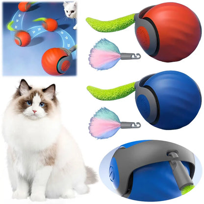 Automatic Moving Cat Ball, Smart, USB Rechargeable, Speedy, Interactive
