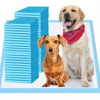 "Puppy Pee Pads 23.6"x23.6"-50/100/200/300/400PCS | Super Absorbent & Leak-Proof | Disposable Pet Training Pads | Dogs, 5 Package Sizes to 
Choose From