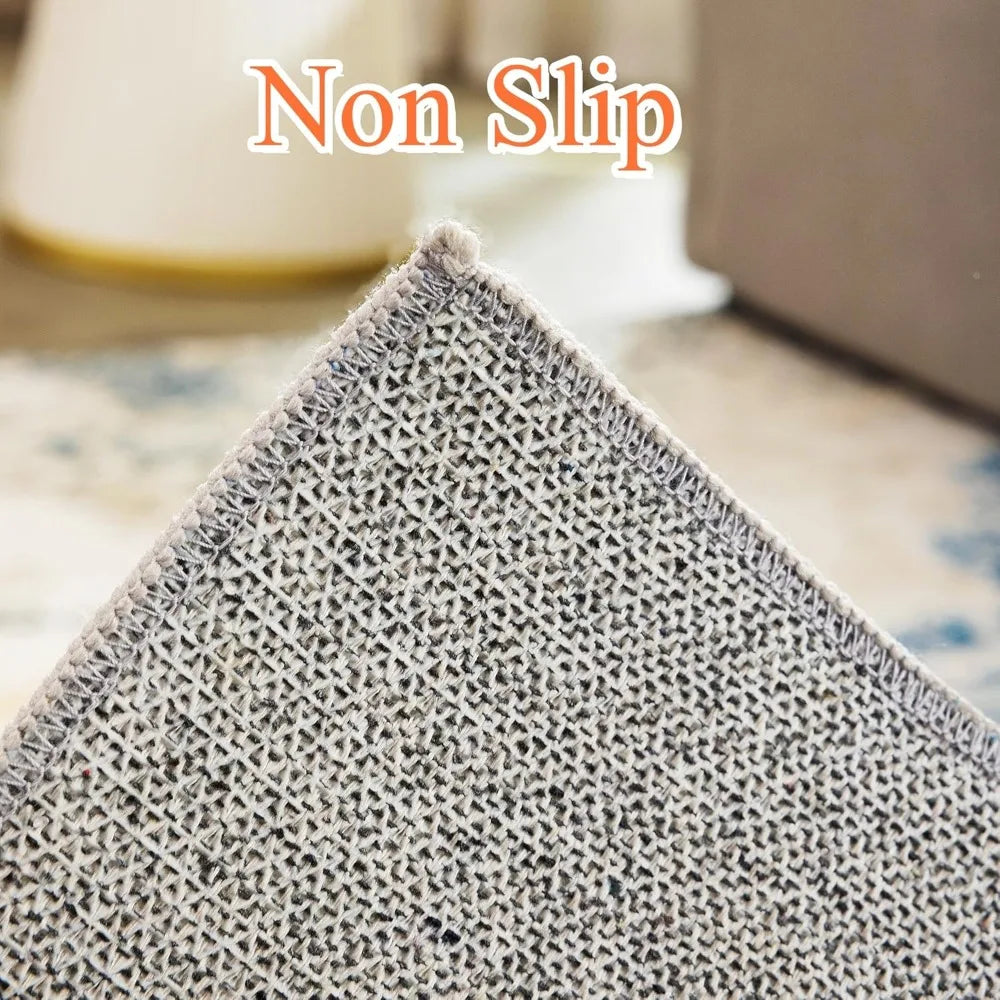 Area Rug , Blues, Modern Abstract, Nonslip Backing , Brightens up the Room