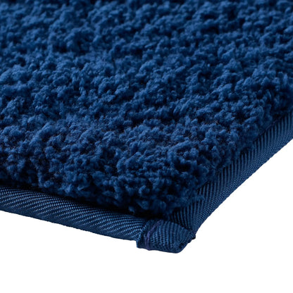 Ultra Soft Polyester Bath Rug, 20"x34", Blue Admiral