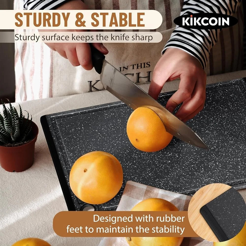 Plastic Cutting Boards Set, 3-Pieces