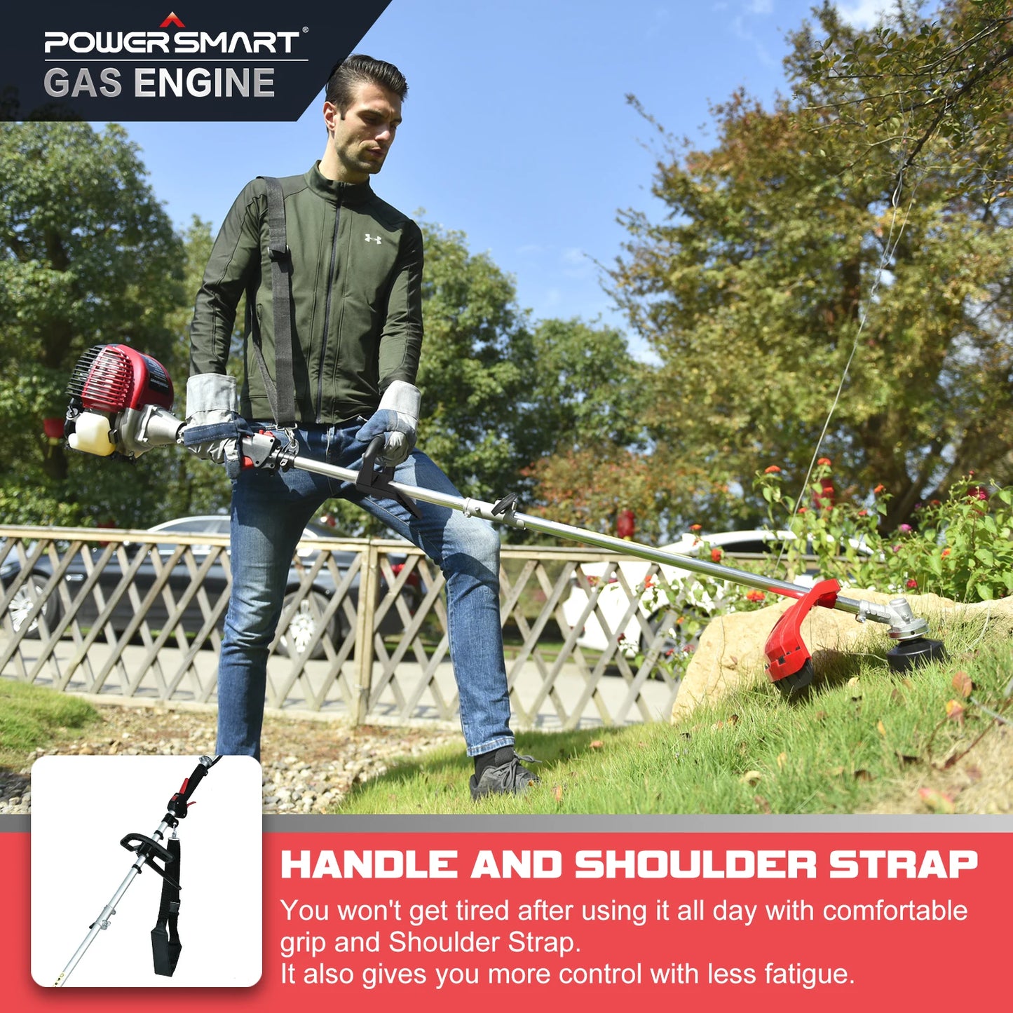 25.4cc 16" Gas, String Trimmer & Edger