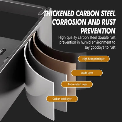 Bathroom Storage Rack, Adhesive Wall Mounted Towel Rack, Bathroom Cosmetics Storage Rack