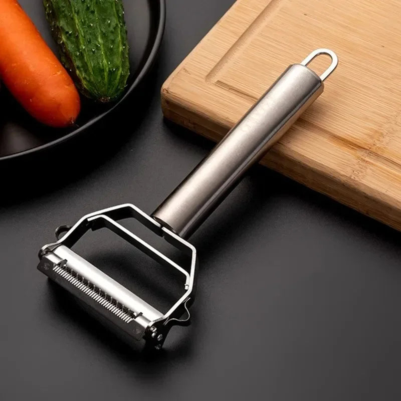 Stainless Steel Peeler- Fruit, Vegetable, Multifunction Grater, Slicer