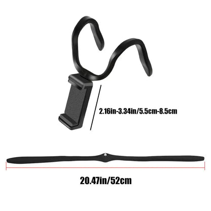 Treadmills Phone Holder, Folding Cellphone Bracket, Bendable Treadmill Phone Stand