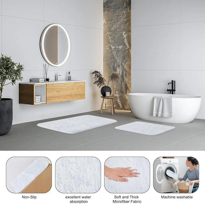 24PCS Bathroom Set, Stylish & Functional, White