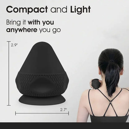 1pc Muscle Pain Relief Therapy Massage Ball with Suction Cup for Yoga and Fitness - Deep Tissue Self Massager for Back, Neck, Foot