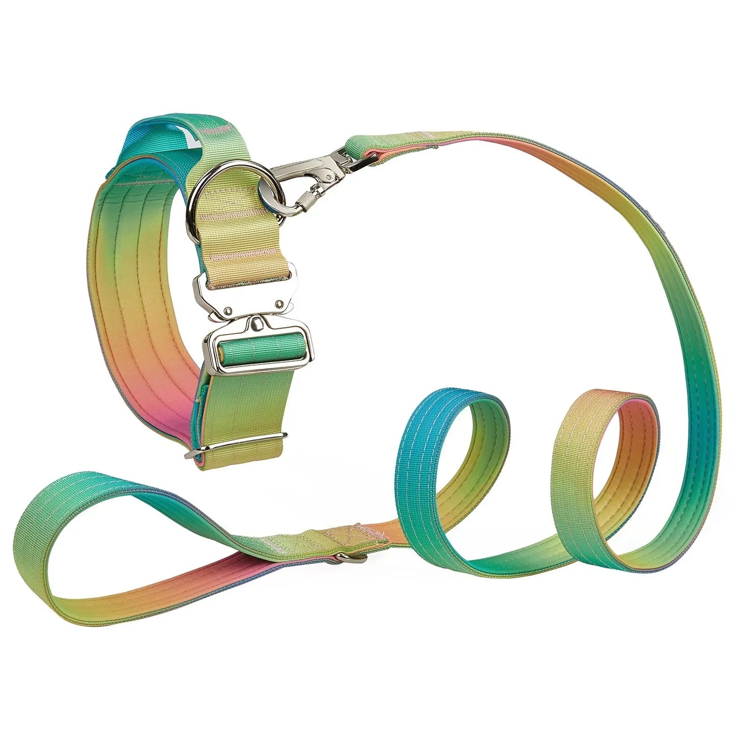 5MM Dog Leash Set, or  Double Nylon Collar, Medium and Large ,  3 Color Choices