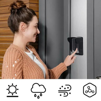 Doorbell Rain Cover For Outside, Waterproof Weatherproof Wireless Rainproof Cover Any Push Button Doorbells, Selection of 3 sizes