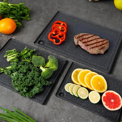 Plastic Cutting Boards Set, 3-Pieces