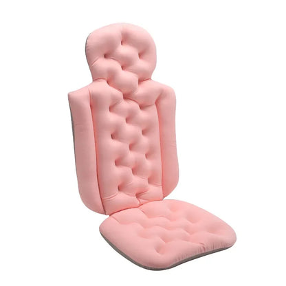 Full Body Pillow , Non Slip Folding Bath Mat, Adult, Relax Neck, Back, and Head